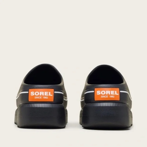 Sorel Women's Caribou Clog - Black, Optimized Orange NWB - Picture 3 of 10
